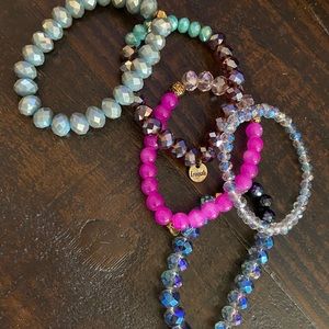 Ermish set of 5 bracelets.